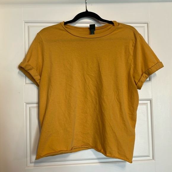 Yellow Boxy T-Shirt - Picture 1 of 3